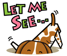 iinu - Britany Spaniel sticker #11384821