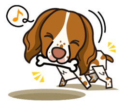 iinu - Britany Spaniel sticker #11384823