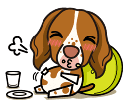 iinu - Britany Spaniel sticker #11384843