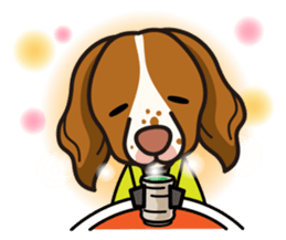 iinu - Britany Spaniel sticker #11384845