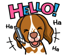 iinu - Britany Spaniel sticker #11384875