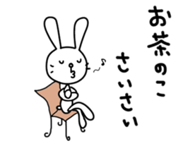 rabbit and... 2 sticker #11384896