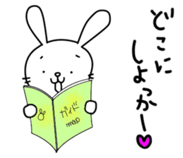 rabbit and... 2 sticker #11384902