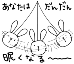 rabbit and... 2 sticker #11384913