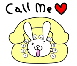 rabbit and... 2 sticker #11384922