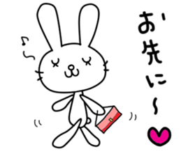 rabbit and... 2 sticker #11384923
