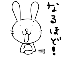 rabbit and... 2 sticker #11384925