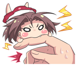 My Lily & Marigold can't be this Chibi sticker #11386890