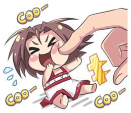 My Lily & Marigold can't be this Chibi sticker #11386892