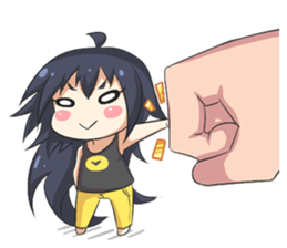 My Lily & Marigold can't be this Chibi sticker #11386897