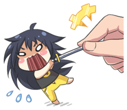 My Lily & Marigold can't be this Chibi sticker #11386901