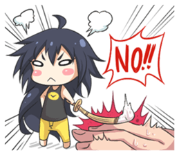 My Lily & Marigold can't be this Chibi sticker #11386902