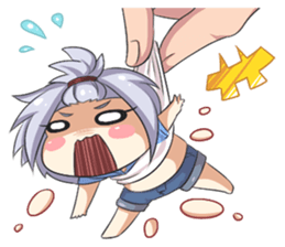 My Lily & Marigold can't be this Chibi sticker #11386906