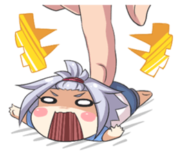 My Lily & Marigold can't be this Chibi sticker #11386909