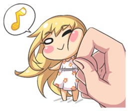 My Lily & Marigold can't be this Chibi sticker #11386912