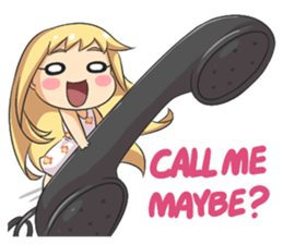 My Lily & Marigold can't be this Chibi sticker #11386919