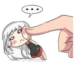 My Lily & Marigold can't be this Chibi sticker #11386920