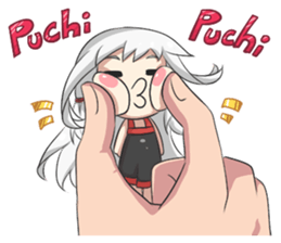 My Lily & Marigold can't be this Chibi sticker #11386924