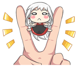 My Lily & Marigold can't be this Chibi sticker #11386925