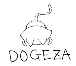 Cat , such overworked sticker #11386982