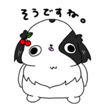 Japanese chin Mochio vol.3 sticker #11387091