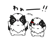 Japanese chin Mochio vol.3 sticker #11387099