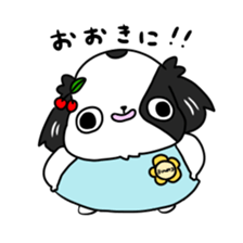 Japanese chin Mochio vol.3 sticker #11387113