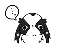 Japanese chin Mochio vol.3 sticker #11387124