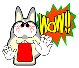 Hello with the figure of the rabbit sticker #11387760