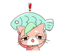 Cats sleep sticker #11388183