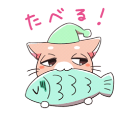 Cats sleep sticker #11388186