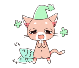 Cats sleep sticker #11388188