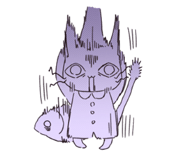 Cats sleep sticker #11388191