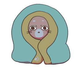 Cats sleep sticker #11388197