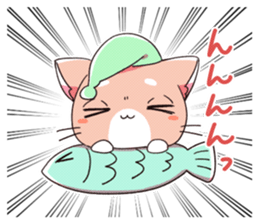 Cats sleep sticker #11388198