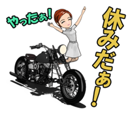 Nurse ride! go! sticker #11388453