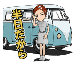 Nurse ride! go! sticker #11388456