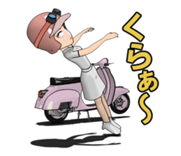 Nurse ride! go! sticker #11388480