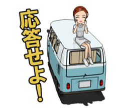 Nurse ride! go! sticker #11388484