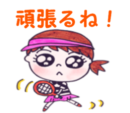 Asuka's tennis sticker #11388843