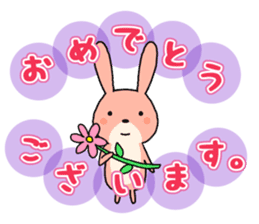Rabbit honorific sticker #11389166