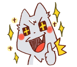 Yuruyuru Graffiti wolf sticker #11389535