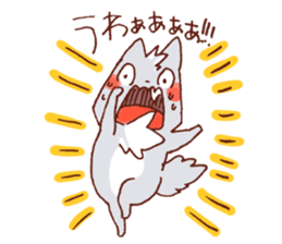Yuruyuru Graffiti wolf sticker #11389538