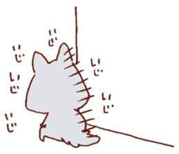 Yuruyuru Graffiti wolf sticker #11389542