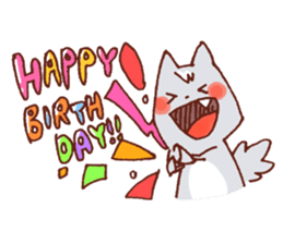 Yuruyuru Graffiti wolf sticker #11389561