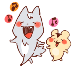 Yuruyuru Graffiti wolf sticker #11389566