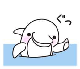 Sticker of a cute dolphin <vol.3> sticker #11389838