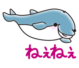 Sticker of a cute dolphin <vol.3> sticker #11389840
