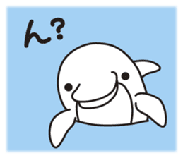 Sticker of a cute dolphin <vol.3> sticker #11389848