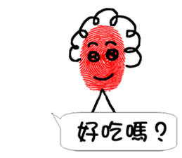 mom's conversation. sticker #11389963